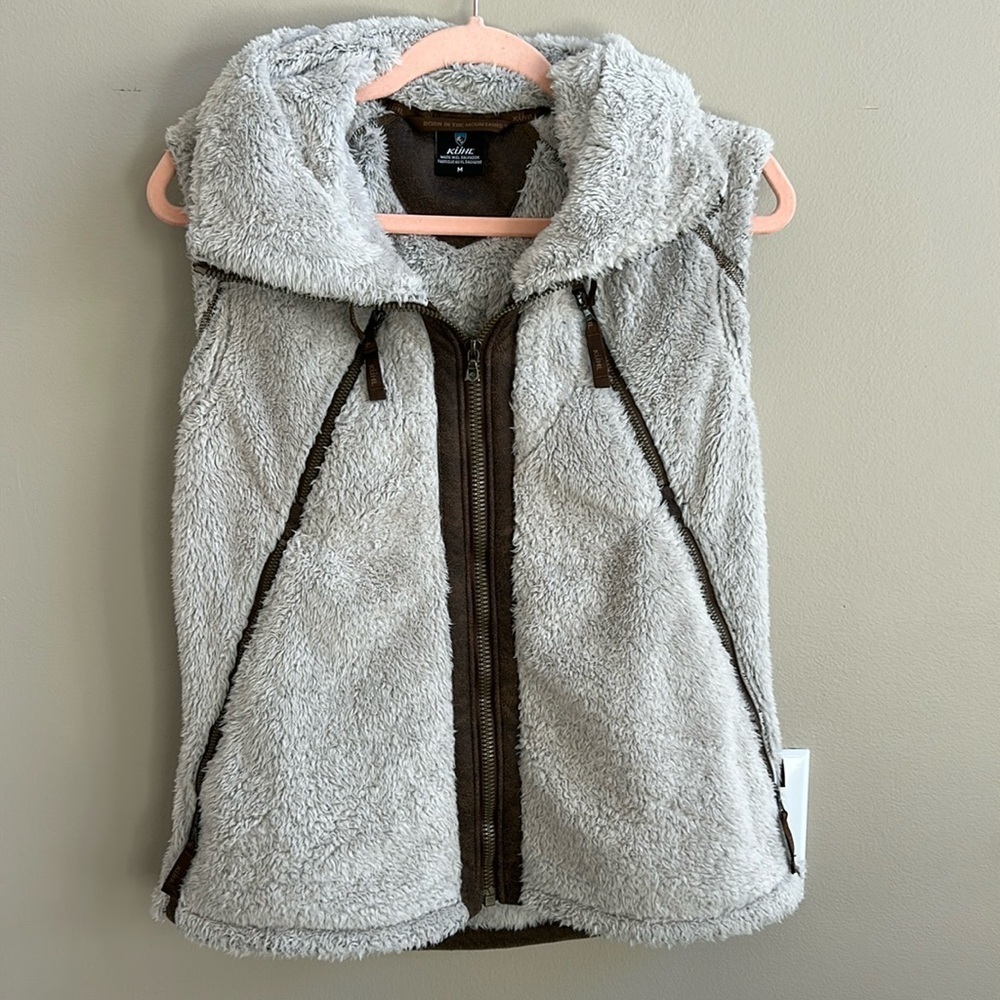 Kuhl Women’s Flight Vest Teddy Fleece Soft Size Medium
